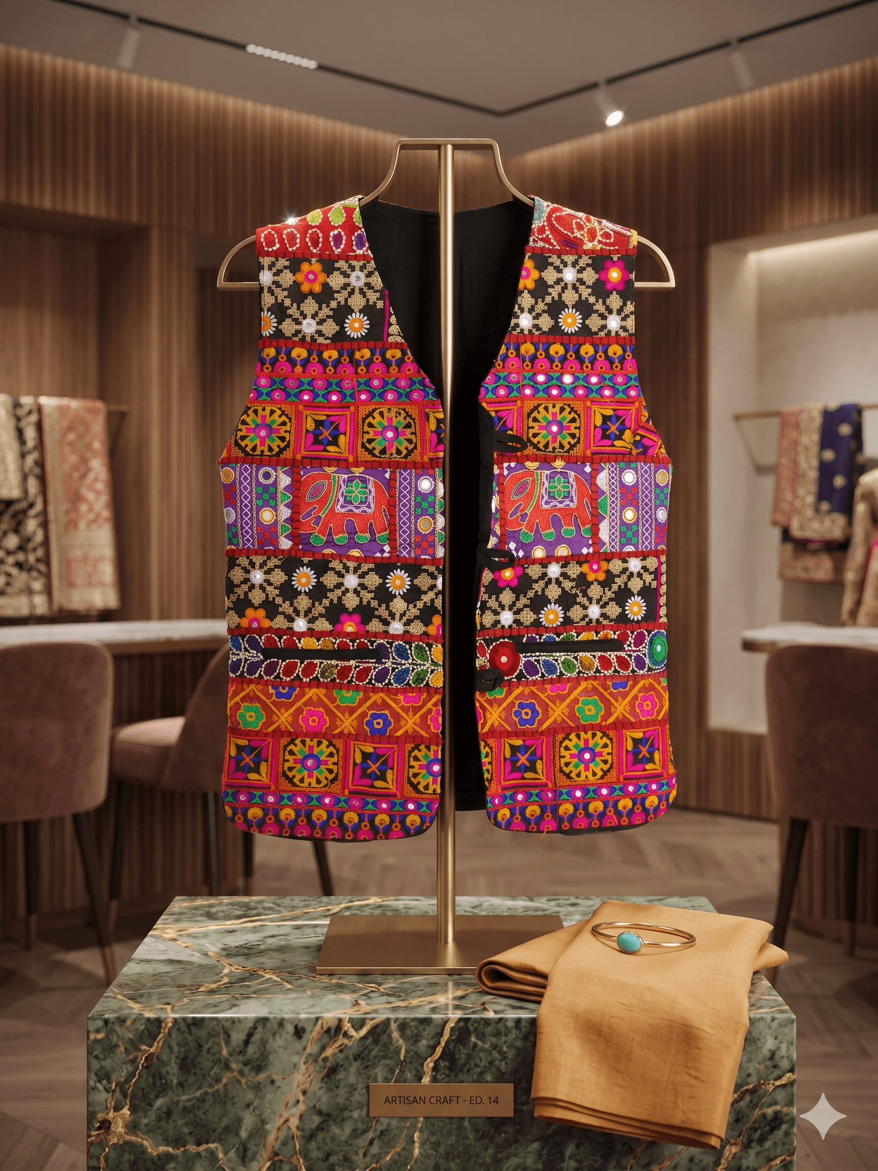 Embroidered Koti